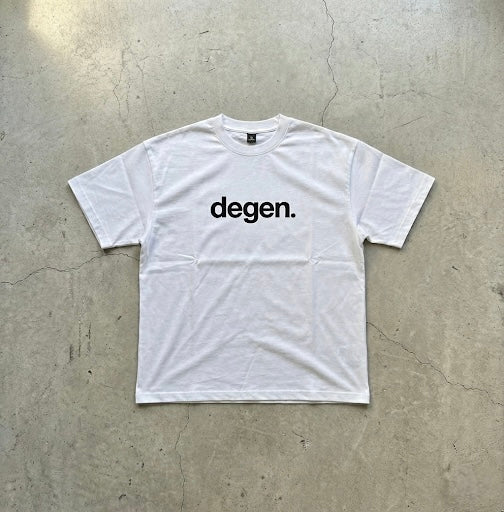 degen. White tee
