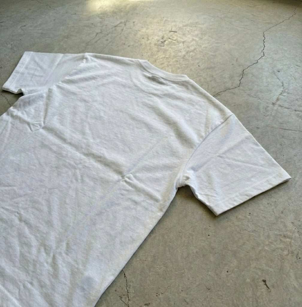 degen. White tee